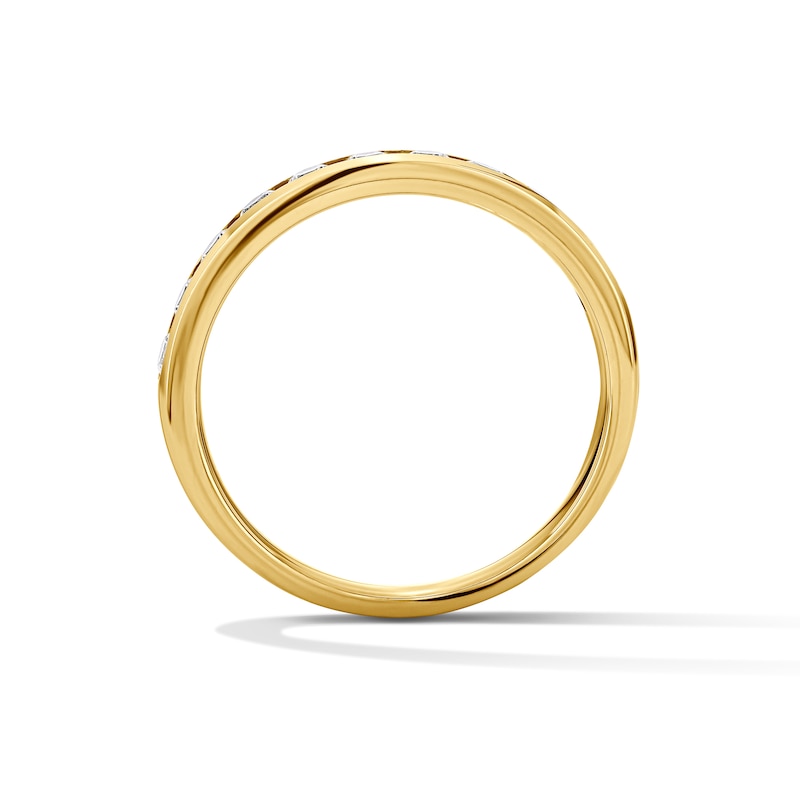 Main Image 3 of 1/2 CT. T.W. Lab-Grown Diamond Channel Anniversary Band in 14K Gold (F/VS2)