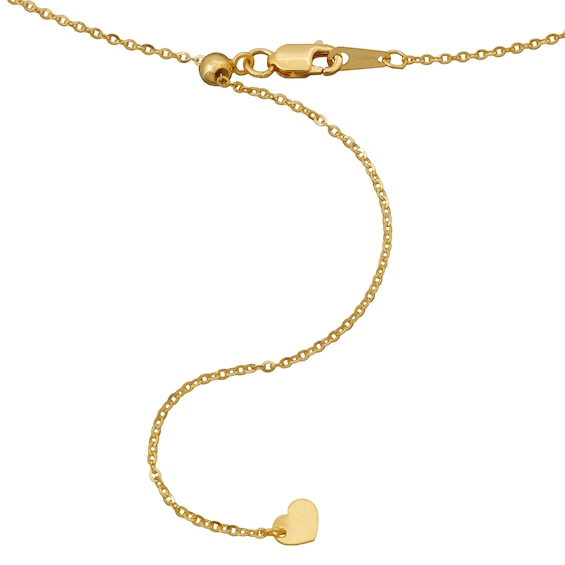 1.2mm Diamond-Cut Cable Chain Necklace in Solid 10K Gold - 22"