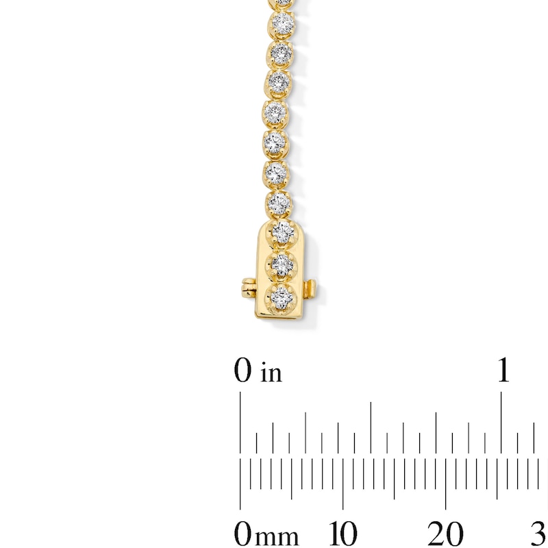 Main Image 3 of 2 CT. T.W. Diamond Tennis Bracelet in 10K Gold - 7.0"