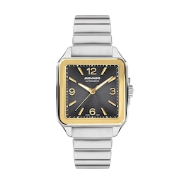 Men's Movado Heritage 1917 Two-Tone IP Stainless Steel Men's Watch with Black Dial (Model: 3650257)