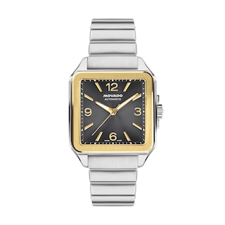 Men's Movado Heritage 1917 Two-Tone IP Stainless Steel Men's Watch with Black Dial (Model: 3650257)