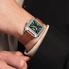 Thumbnail Image 5 of Men's Movado Heritage 1917 Stainless Steel Watch with Green Dial and Brown Leather Strap (Model: 3650253)