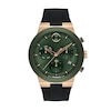 Thumbnail Image 1 of Men's Movado Bold® Fusion Chronograph Watch with Green Dial and Silicone Strap (Model: 3601333)