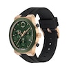 Thumbnail Image 2 of Men's Movado Bold® Fusion Chronograph Watch with Green Dial and Silicone Strap (Model: 3601333)