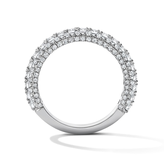 Vera Wang Love Collection 1-1/6 CT. T.w. Lab-Grown Diamond Wedding Band in Platinum (F/Vs2)