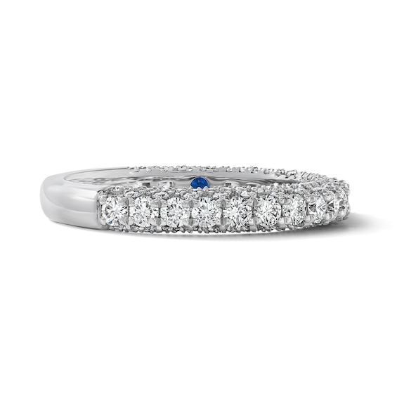 Vera Wang Love Collection 1-1/6 CT. T.w. Lab-Grown Diamond Wedding Band in Platinum (F/Vs2)