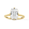 Thumbnail Image 1 of 3-1/8 CT. T.W. Modified Cushion-Cut Certified Lab-Grown Diamond Solitaire Engagement Ring in 14K Yellow Gold (F/VS2)