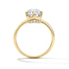 Thumbnail Image 3 of 3-1/8 CT. T.W. Modified Cushion-Cut Certified Lab-Grown Diamond Solitaire Engagement Ring in 14K Yellow Gold (F/VS2)