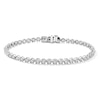 Thumbnail Image 1 of 3 CT. T.W. Diamond Tennis Bracelet in 10K White Gold - 7.0"