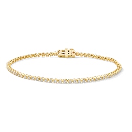 1 CT. T.W. Diamond Tennis Bracelet in 10K Gold - 7"