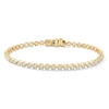 Thumbnail Image 1 of 3 CT. T.W. Diamond Tennis Bracelet in 10K Gold - 7"