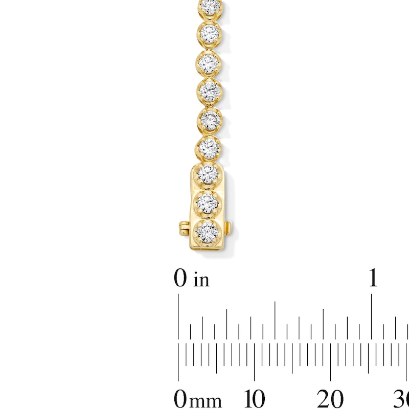 Main Image 3 of 3 CT. T.W. Diamond Tennis Bracelet in 10K Gold - 7"