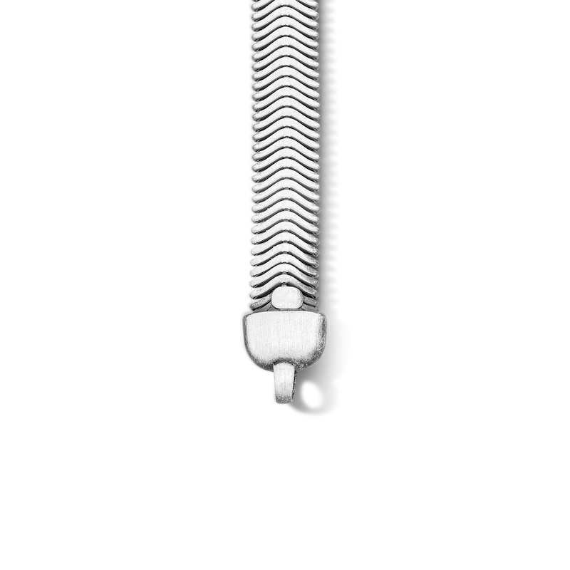 Main Image 2 of 6.3mm Oxidized Snake Chain Bracelet in Solid Sterling Silver - 7.5"