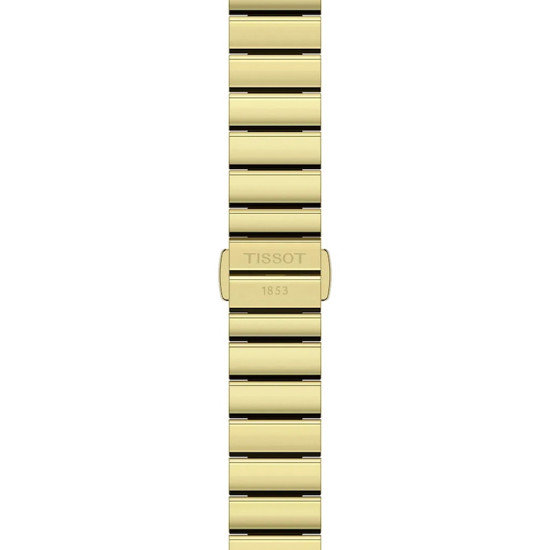 Main Image 4 of Ladies' Tissot SRV Gold-Tone PVD Stainless Steel Watch with Mother-of-Pearl Dial (Model: T1601103311300)