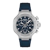 Thumbnail Image 1 of Tissot T-Race Chrono Quartz Stainless Steel Watch with Blue Dial and Silicone Strap (Model: T1418171704100)