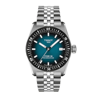 Tissot PR516 Powermatic Stainless Steel Watch with Blue Dial (Model: T1494071104100)
