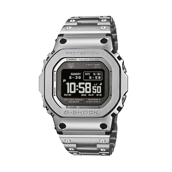 Men's Casio G-Shock Full Metal Tough Solar Digital Stainless Steel Watch (Model: Gmwbz5000D-1