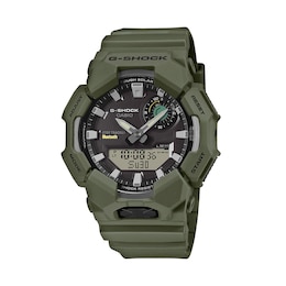 Men's Casio G-Shock Analog-Digital Tough Solar Green Bio-Based Carbon and Resin Watch (Model: GAB010-3A)