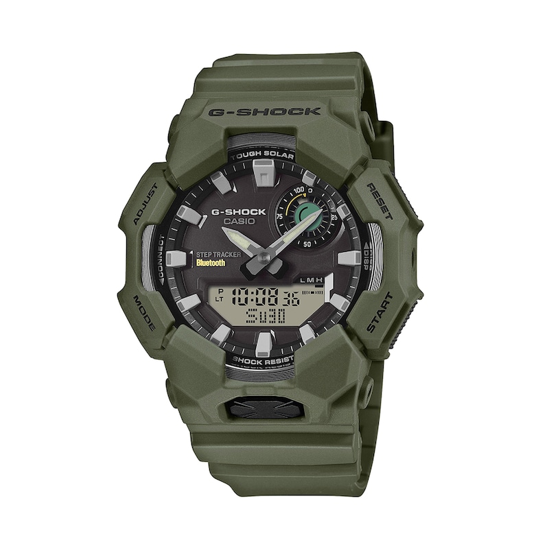 Main Image 1 of Men's Casio G-Shock Analog-Digital Tough Solar Green Bio-Based Carbon and Resin Watch (Model: GAB010-3A)