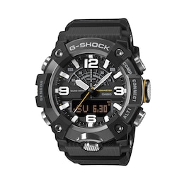 Men's Casio G-Shock Master of G Mudmaster Bio-Based Carbon and Black IP Stainless Steel Watch (Model: GGB100XMB-1A)
