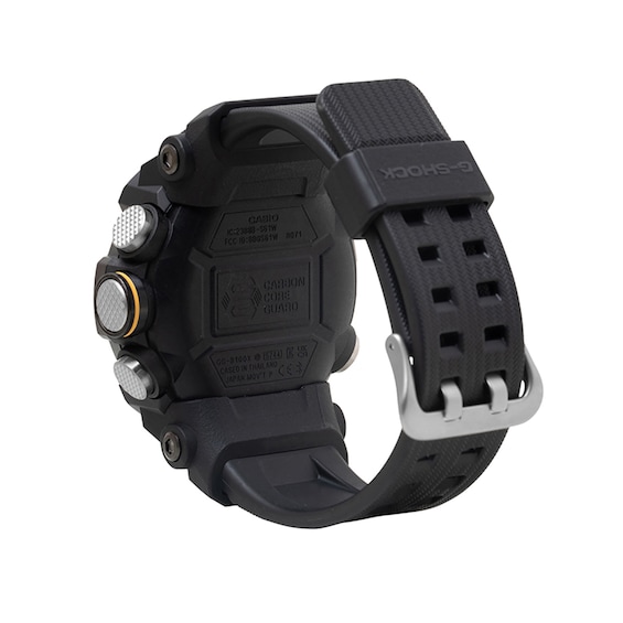 Men's Casio G-Shock Master of G Mudmaster Bio-Based Carbon and Black IP Stainless Steel Watch (Model: Ggb100Xmb-1A)