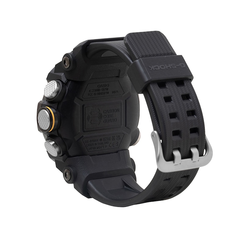 Main Image 2 of Men's Casio G-Shock Master of G Mudmaster Bio-Based Carbon and Black IP Stainless Steel Watch (Model: GGB100XMB-1A)