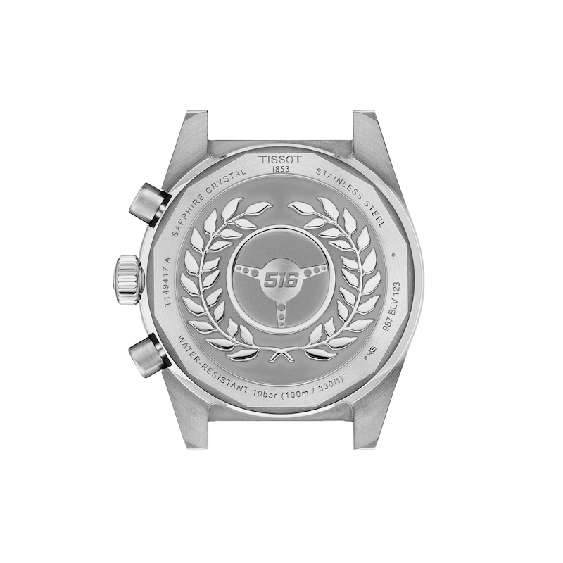 Main Image 2 of Men's Tissot PR516 Chronograph Quartz Stainless Steel Watch with White Dial (Model: T1494171101100)