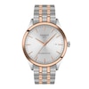 Thumbnail Image 1 of Men's Tissot Classic Dream Automatic Rose-Tone PVD and Stainless Steel Watch with Silver Dial (Model: T1584072203101)