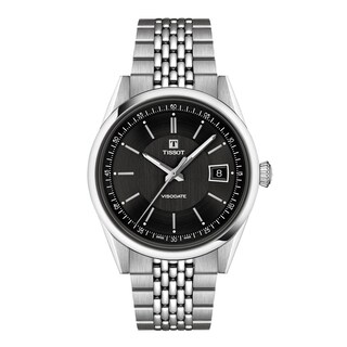 Tissot Visodate Stainless Steel Watch with Black Dial (Model: T1574071105100)
