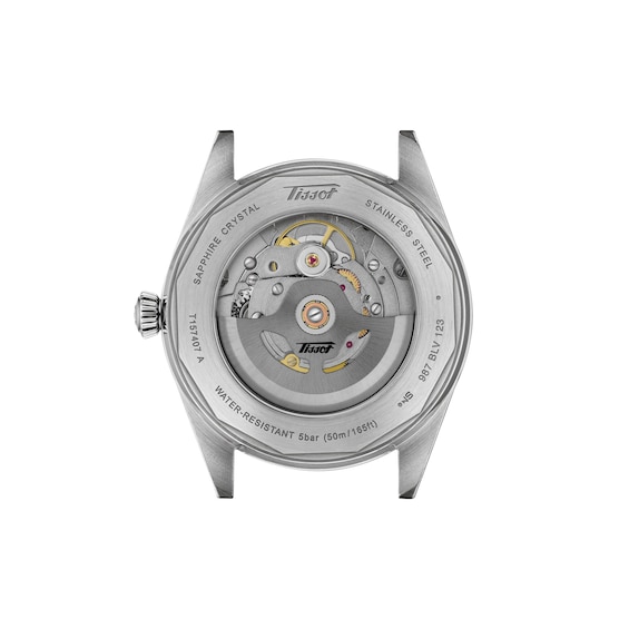 Tissot Visodate Stainless Steel Watch with Black Dial (Model: T1574071105100)