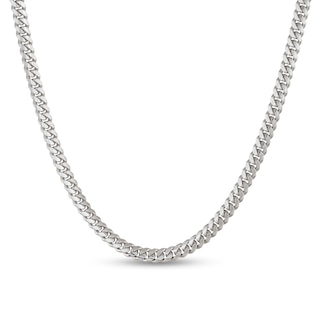 9.0mm Miami Cuban Curb Chain Necklace in Solid Sterling Silver - 22"