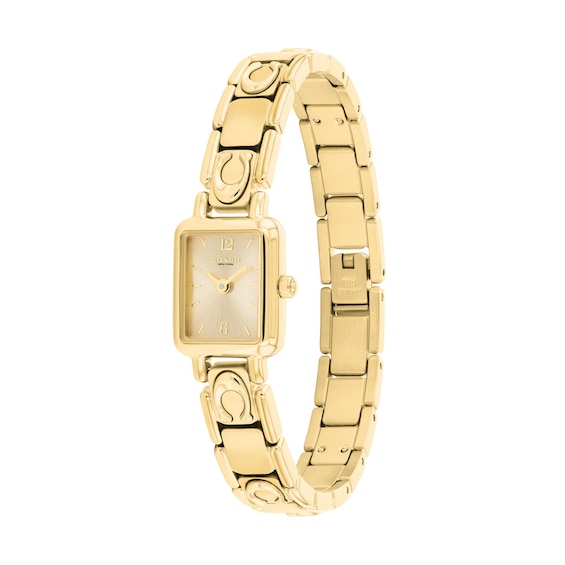 Ladies' Coach Mara Gold-Tone IP Stainless Steel Watch with Gold-Tone Dial (Model