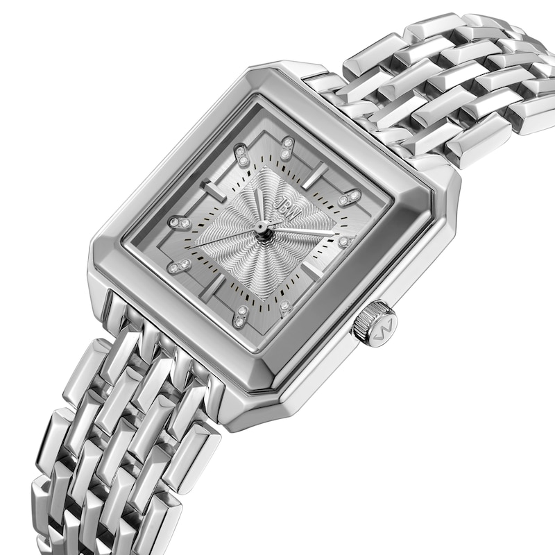 Main Image 3 of Ladies' JBW Astra Stainless Steel Watch with Silver-Tone Dial and Crystals (Model: J6410A)
