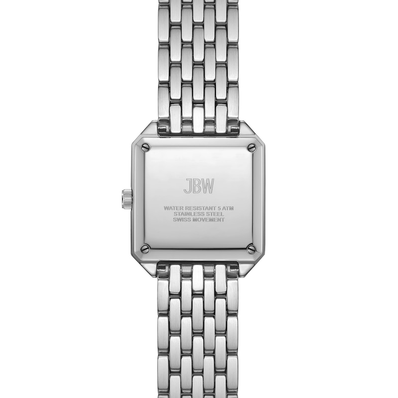 Main Image 2 of Ladies' JBW Astra Stainless Steel Watch with Silver-Tone Dial and Pavé Crystals (Model: J6411A)