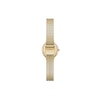 Thumbnail Image 2 of Ladies' BREDA Beverly Analog Watch with Green Dial and 18K Gold-Plated Mesh Bracelet (Model: 1760c)