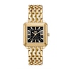 Thumbnail Image 1 of Ladies' JBW Astra 18K Gold-Plated Stainless Steel Watch with Black Dial and Crystals (Model: J6410D)