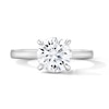 Thumbnail Image 1 of 2 CT. T.W. Certified Lab-Grown Diamond Solitaire Hidden Halo Engagement Ring in Platinum (D/IF)