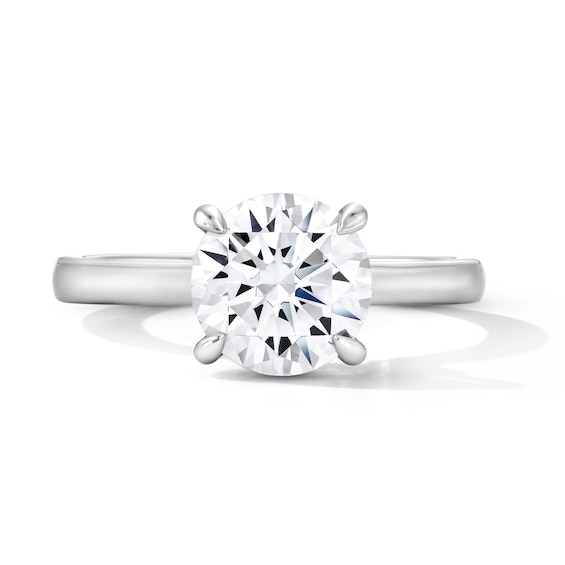 2 CT. T.w. Certified Lab-Grown Diamond Solitaire Hidden Halo Engagement Ring in Platinum (D/If)
