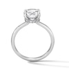 Thumbnail Image 2 of 2 CT. T.W. Certified Lab-Grown Diamond Solitaire Hidden Halo Engagement Ring in Platinum (D/IF)