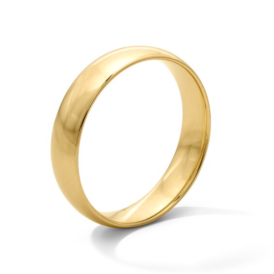 5.0mm Dome Wedding Band in 10K Gold