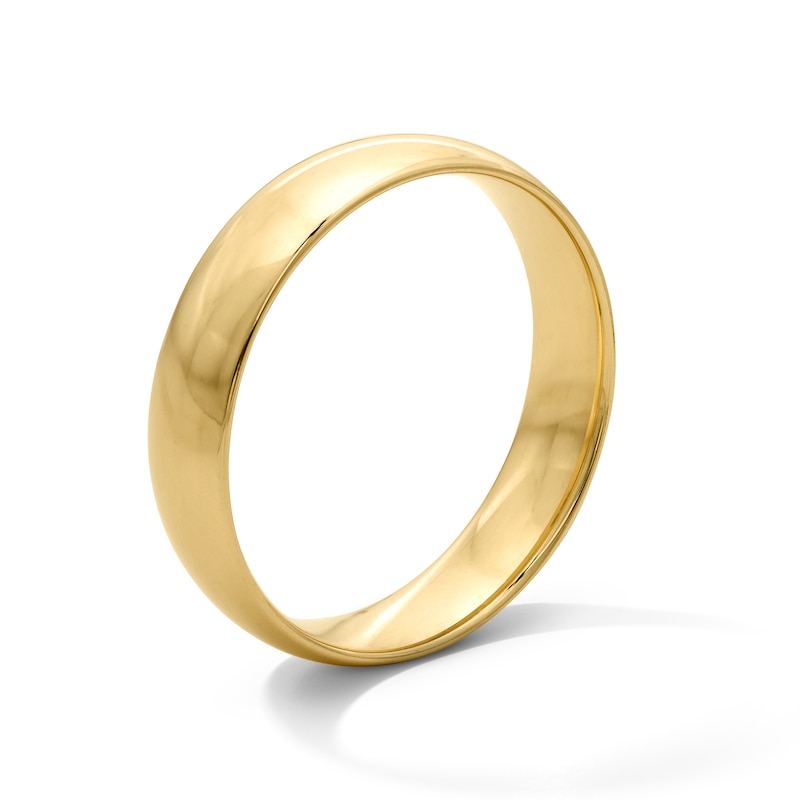 Main Image 2 of 5.0mm Dome Wedding Band in 10K Gold