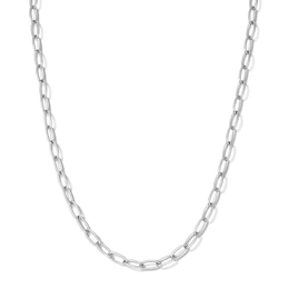 4.15mm Forzatina Chain Necklace in Solid Sterling Silver - 18