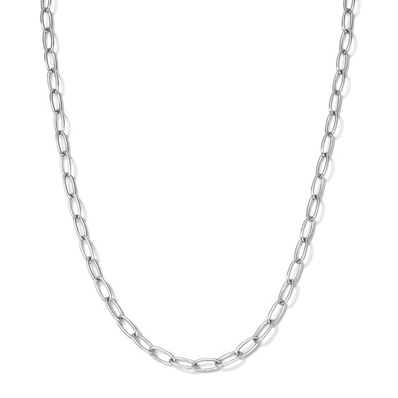 4.15mm Forzatina Chain Necklace in Solid Sterling Silver - 18
