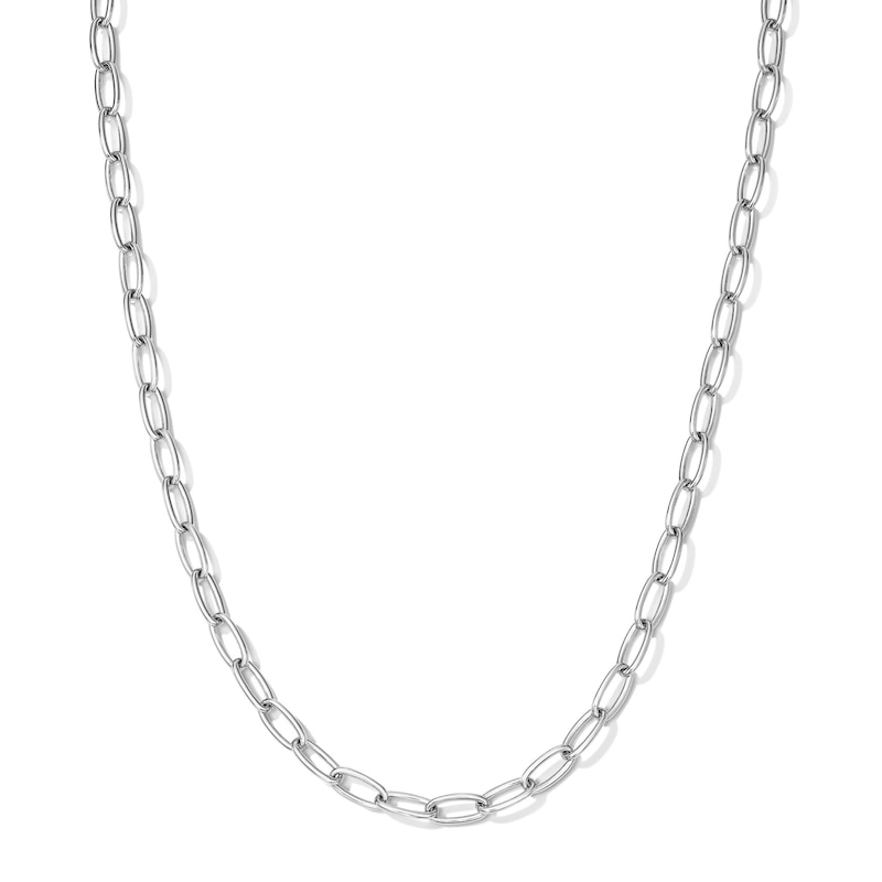 Main Image 1 of 4.15mm Forzatina Chain Necklace in Solid Sterling Silver - 18