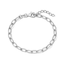 4.15mm Forzatina Chain Bracelet in Solid Sterling Silver - 7.5