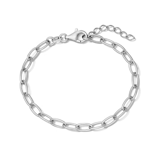 4.15mm Forzatina Chain Bracelet in Solid Sterling Silver - 7.5