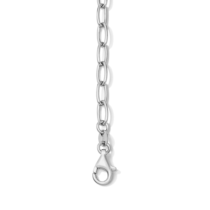 Main Image 3 of 4.15mm Forzatina Chain Bracelet in Solid Sterling Silver - 7.5