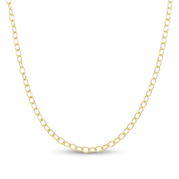 2.7mm Cable Chain Necklace in Solid 10K Yellow Gold - 18"