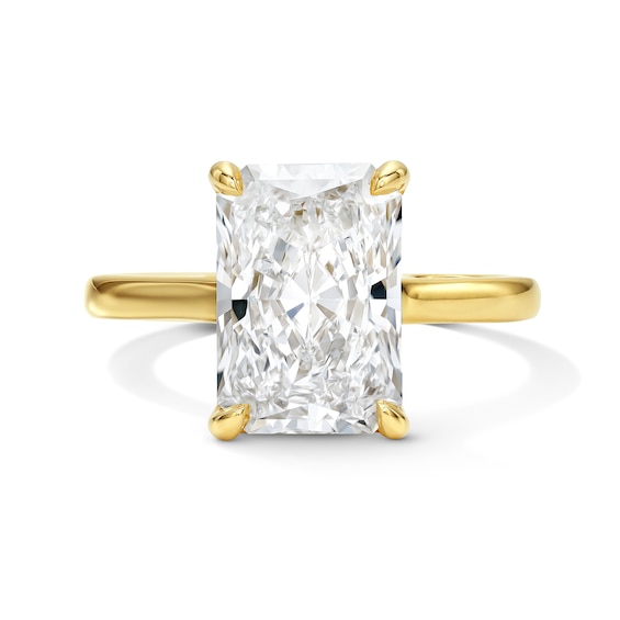 4 CT. T.w. Radiant-Cut Certified Lab-Grown Diamond Solitaire Engagement Ring in 14K Gold (F/Vs2)