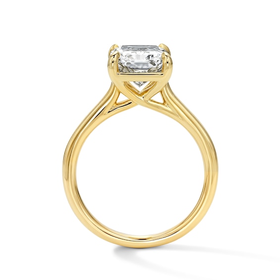 4 CT. T.w. Radiant-Cut Certified Lab-Grown Diamond Solitaire Engagement Ring in 14K Gold (F/Vs2)